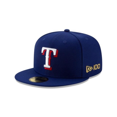 Texas Rangers Gorra | New Era MLB Team Color 59fifty Fitted Cap Mexico - Negros